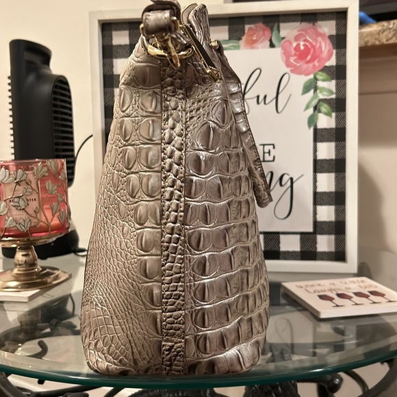 Rare Brahmin Beige Lamballe Duxbury with Matching Ady Wallet - Picture 4 of 16